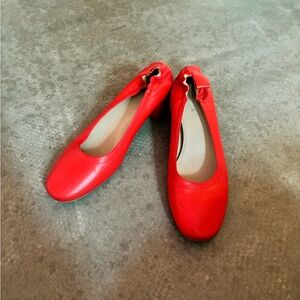 Everlane Everyday Heel in Red